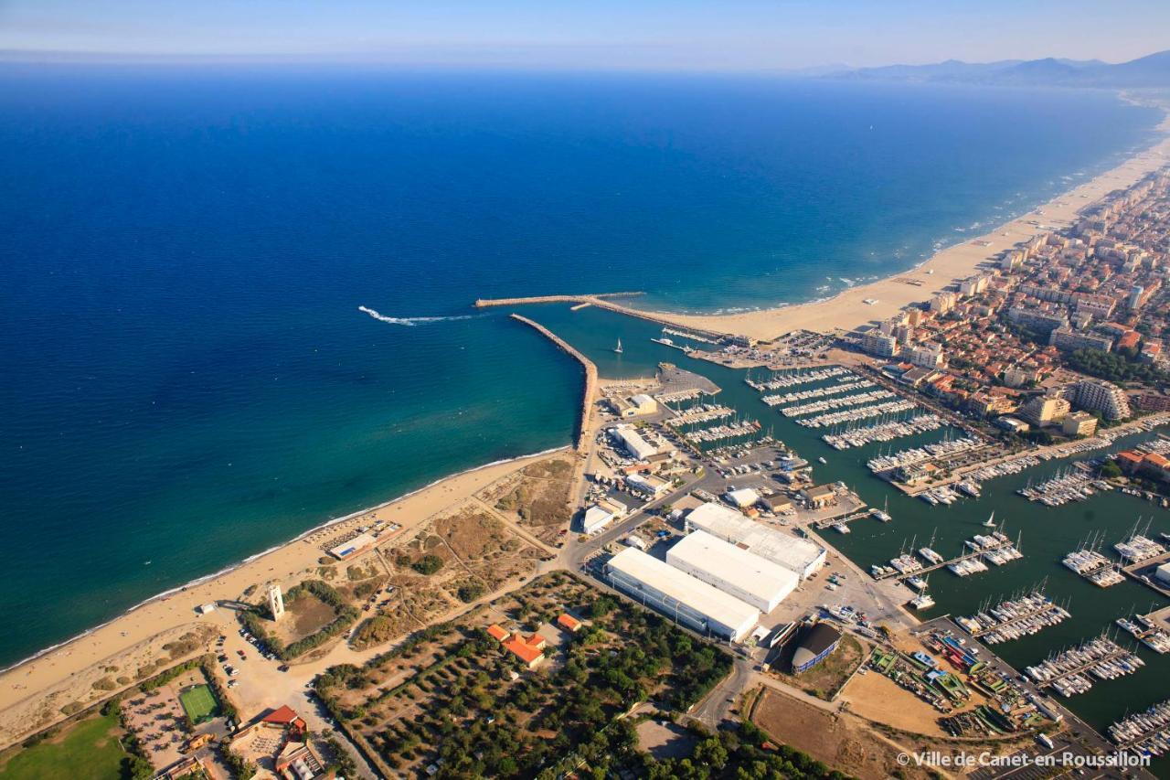 "Mediterranee" Salon Vue Mer Au Coeur De La Ville 10M De La Plage Canet-en-Roussillon Exterior foto